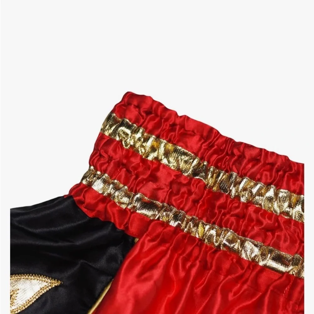 S Classic Muay Thai Shorts for Men Women Boxing Kickboxing High Grade MMA Fight